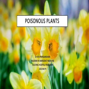 Poisonous Plants .pptx