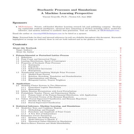 Stochastic Processes and Simulations – A Machine Learning Perspective