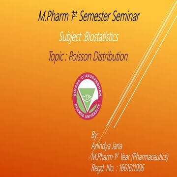 Poisson distribution