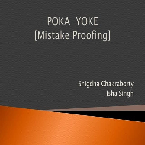 Poka yoke