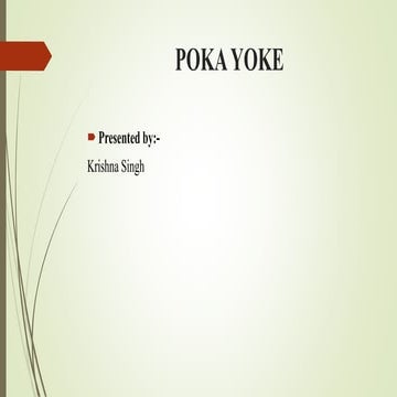 Poka yoke
