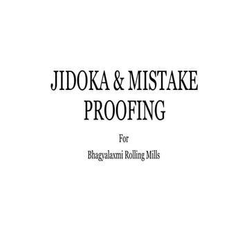 Jidoka maisake proofing tool Poka Yoke.pptx