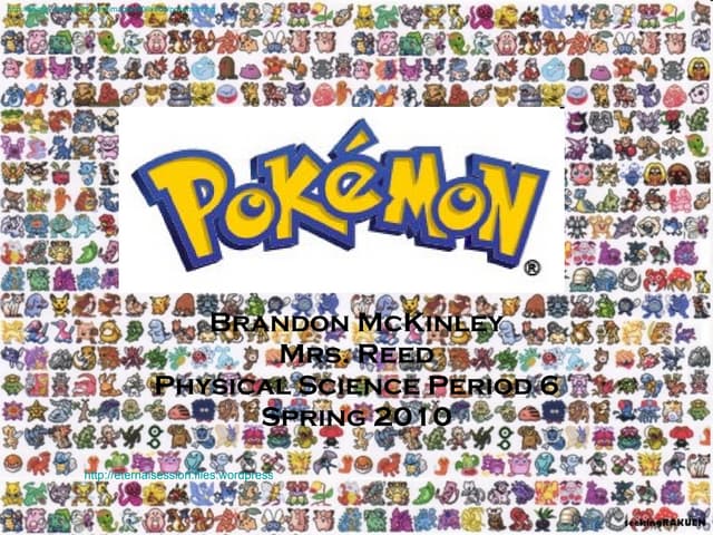 Pokemon Power Point Template for Presentation | PPTX