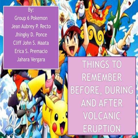 Things to remember before, during and after volcanic eruption
