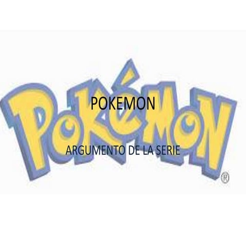 Pokemon argumento. horacio german garcia