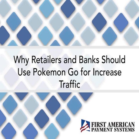 Why Retailers and Banks Should Use Pokemon Go for Increase Traffic