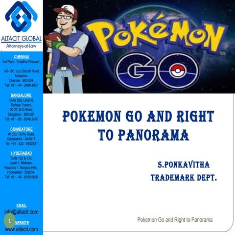 Pokemon go and right to panorama | PPT