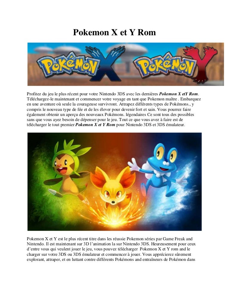 pokemon x y rom pokemon x y rom
