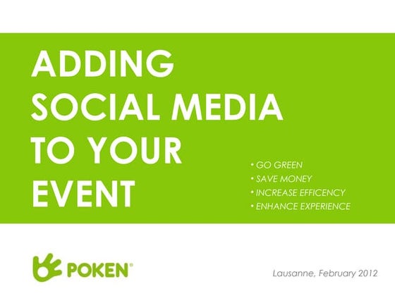 Pokenjedi presentations