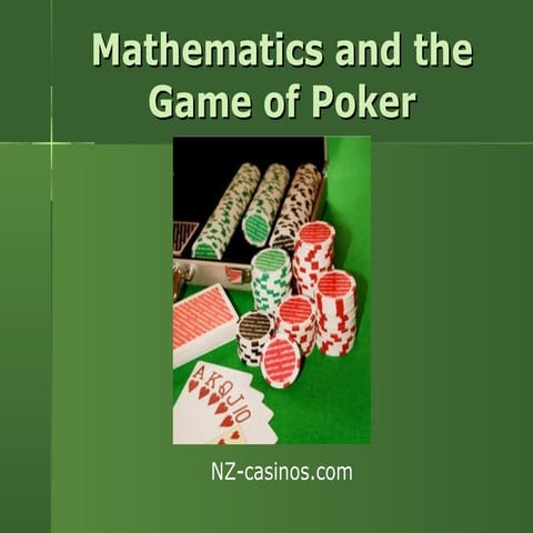 Poker maths | PPTX
