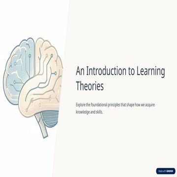 Organizational Behavior: Learning and its theories | PPT