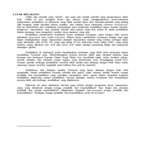 Poksi tenaga pendidik dan kependidikan