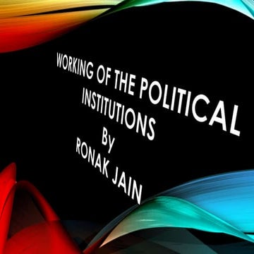 political institutions 