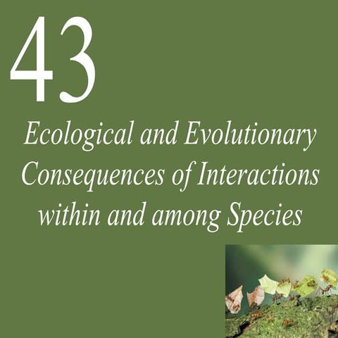 Po l2e ch43 lecture ecological and evolutionary consequences of interactions ...
