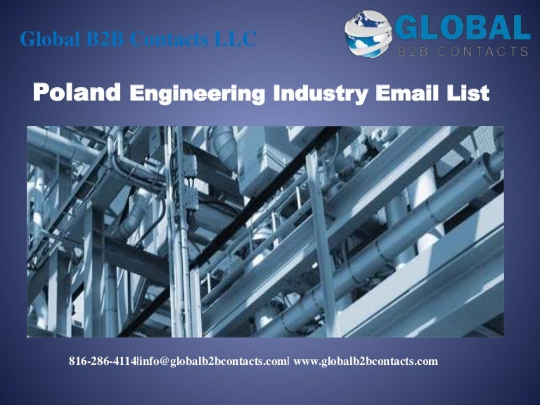Poland engineering industry email list