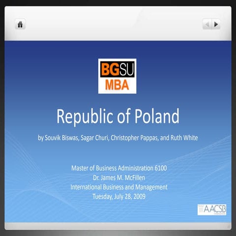 International Business: Poland Presentation