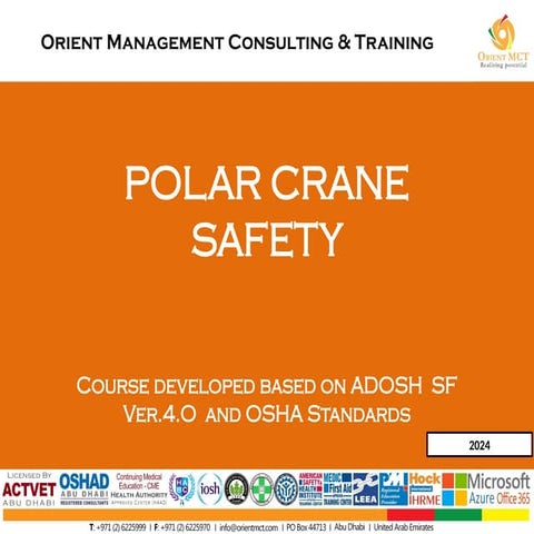 POLAR CRANE SAFETY PRESENTATION FOR INDUSTRIAL FACILITIES