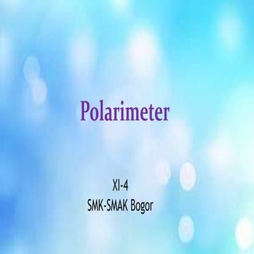 Polarimeter