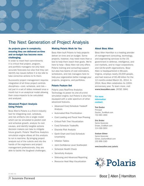 Polaris Product Fact Sheet