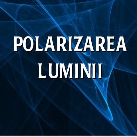 Polarizarea