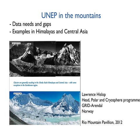 UNEP in the mountains 