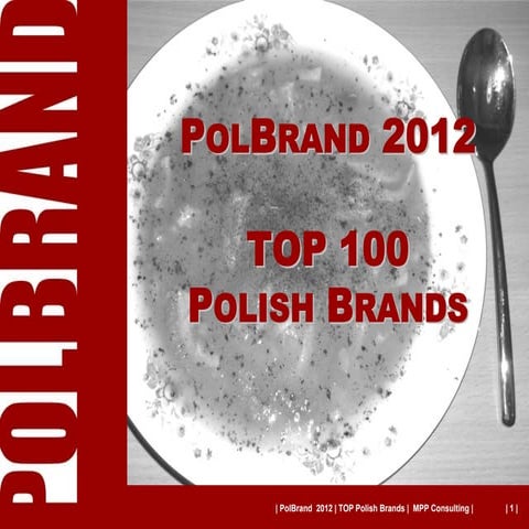 FranBrand 2012 - TOP 100 French Brands | PDF