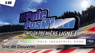 Pôle Position Semaine 03/2018