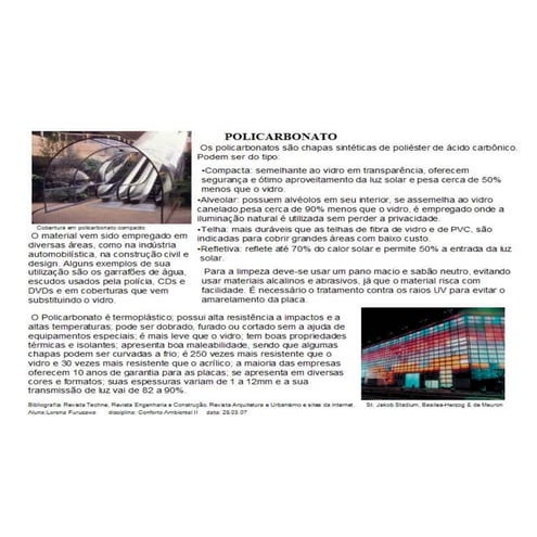 Policarbonato lorena