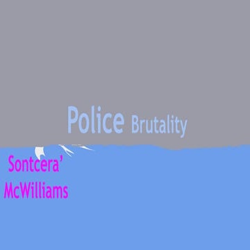 Police bruitality