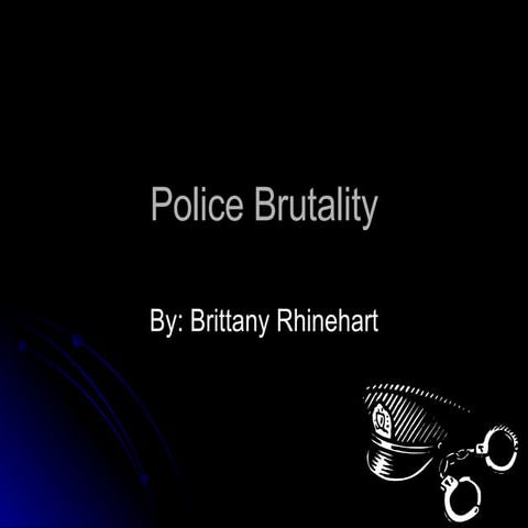 Police Brutality
