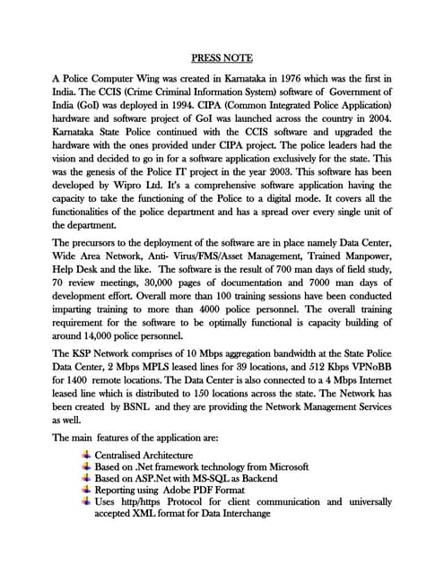 National Crime Record Bureau | PPT