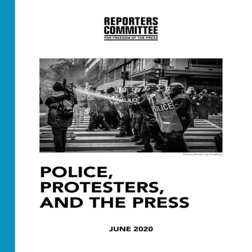 Police, Protesters, Press, 2020