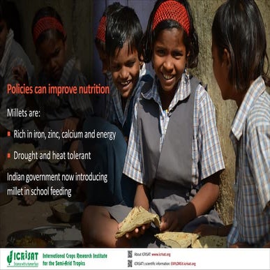 Policies can improve nutrition