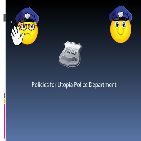 Policies For Police Department