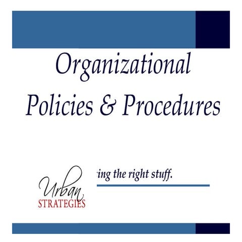 Policies & Procedures