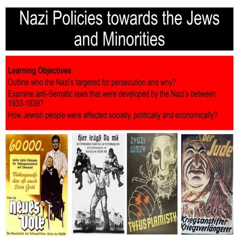 Policies towards the jews and minorities