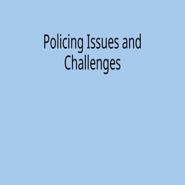 Modern Policing Issues and Challenges.pptx