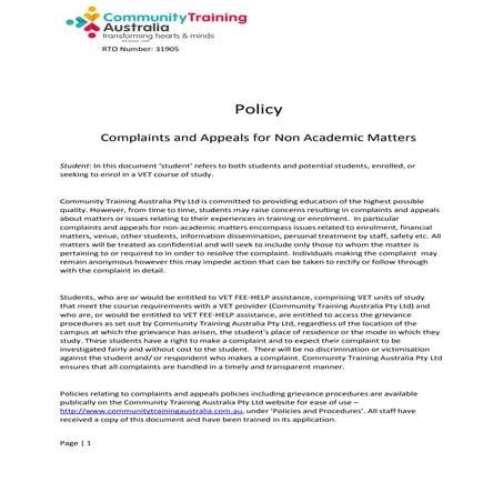Policy 019-complaints-and-appeals-for-non-academic-matters