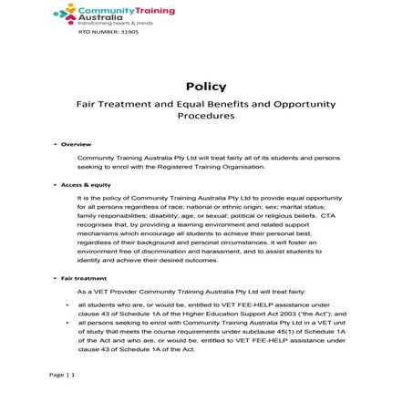 Policy 025-fair-treatment-and-equal-benefits-and-opportunity-procedures