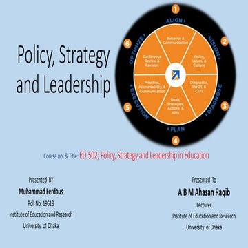 Policy, Strategy and Leadership with Danial Chan