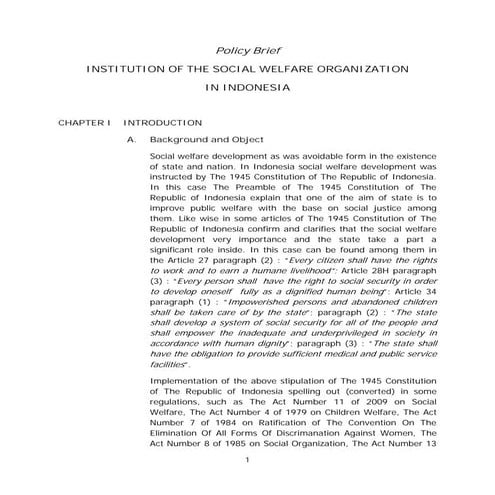Report in political science | DOCX
