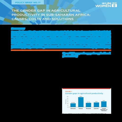 Policy brief the gender gap in agricultural productivity in sub saharan africa-web