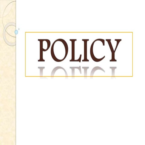 Policy Making by jenrap14