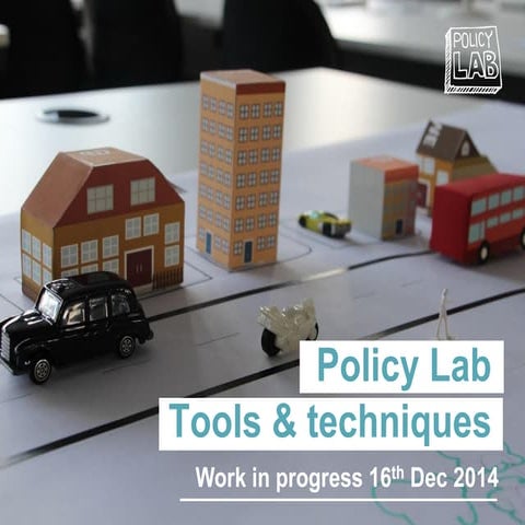 Policy Lab - tools and techniques