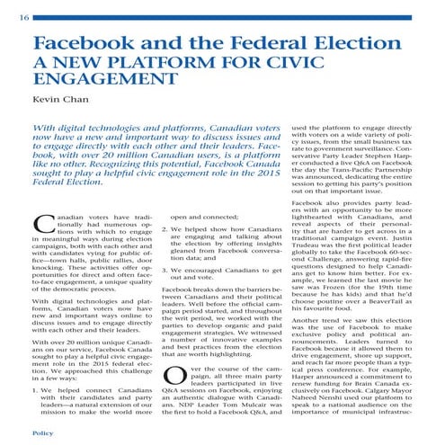 Facebook Election Policy Magazine Article