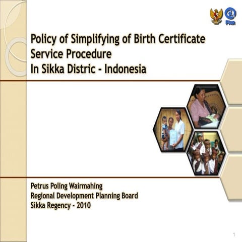 Photo inspiration: Visual Reference: Policy Of Simplifying Of Birth Certificate Service Procedure