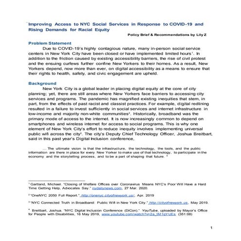 Improving Access to NYC Social Services in Response to COVID-19 and Rising De...