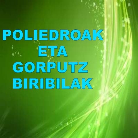 Poliedroak
