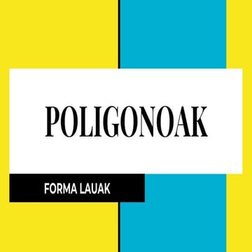 Poligonoak