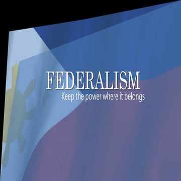 Federalism in the Philippines